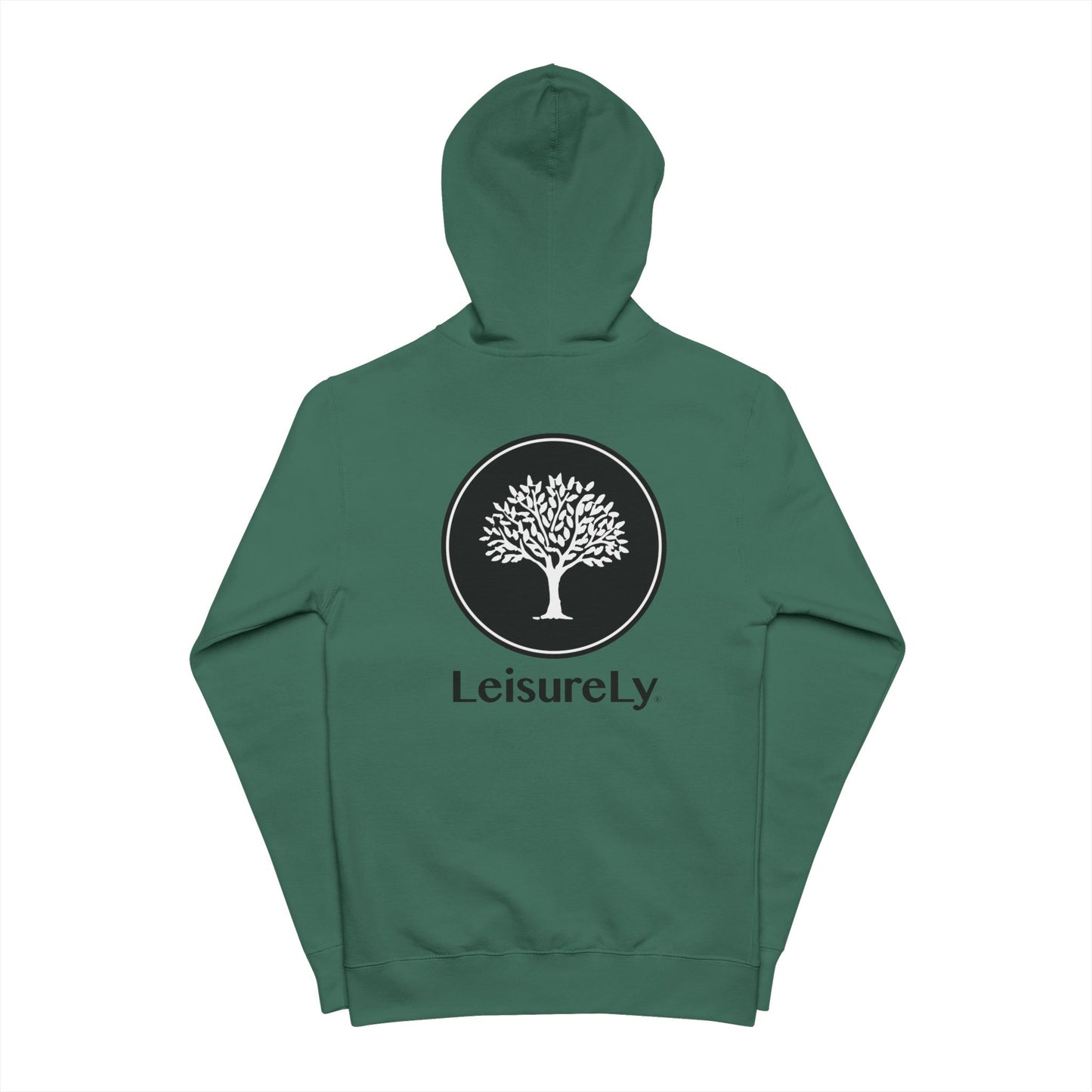 LSRLY Tree of Life Fleece Zip Up Hoodie