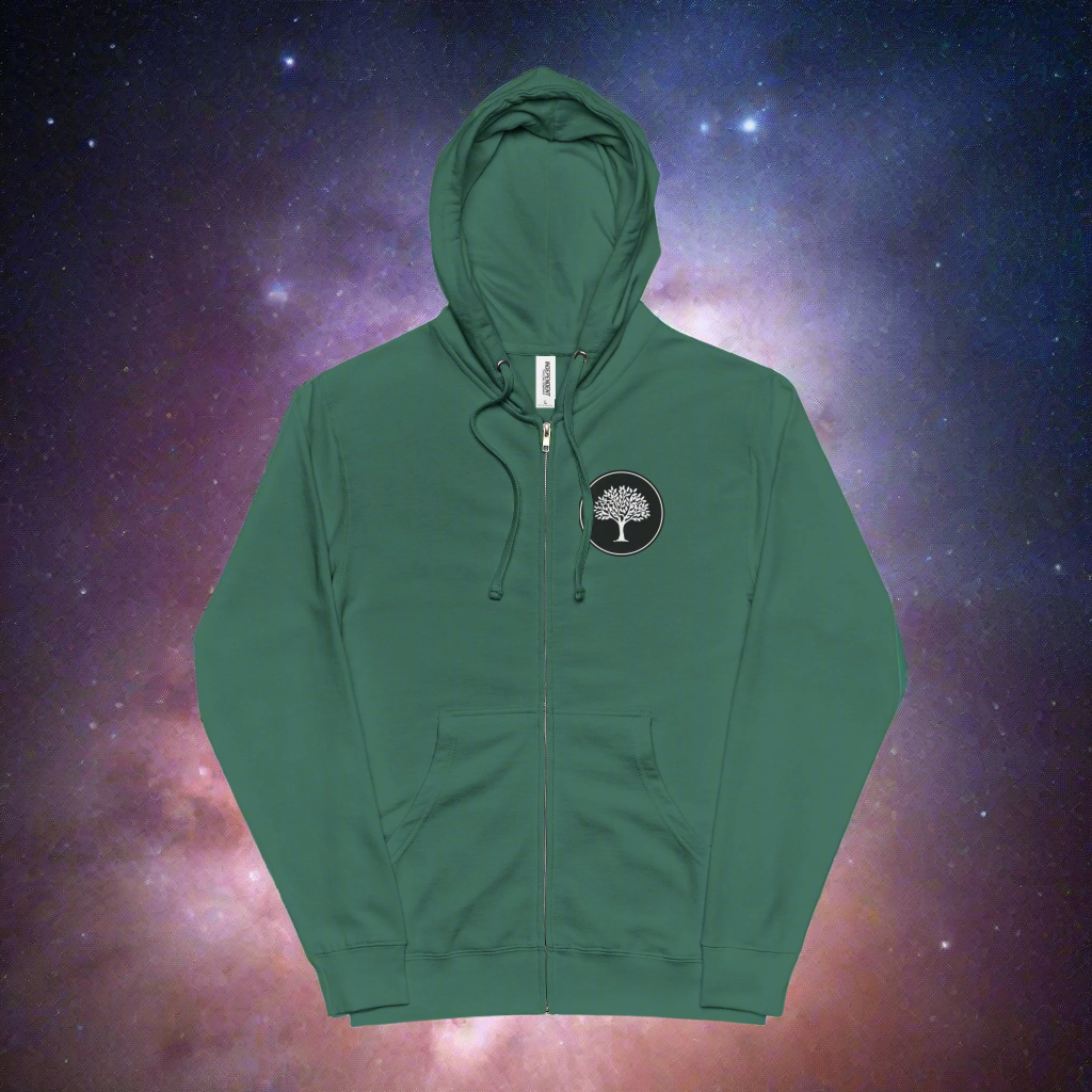 LSRLY Tree of Life Fleece Zip Up Hoodie