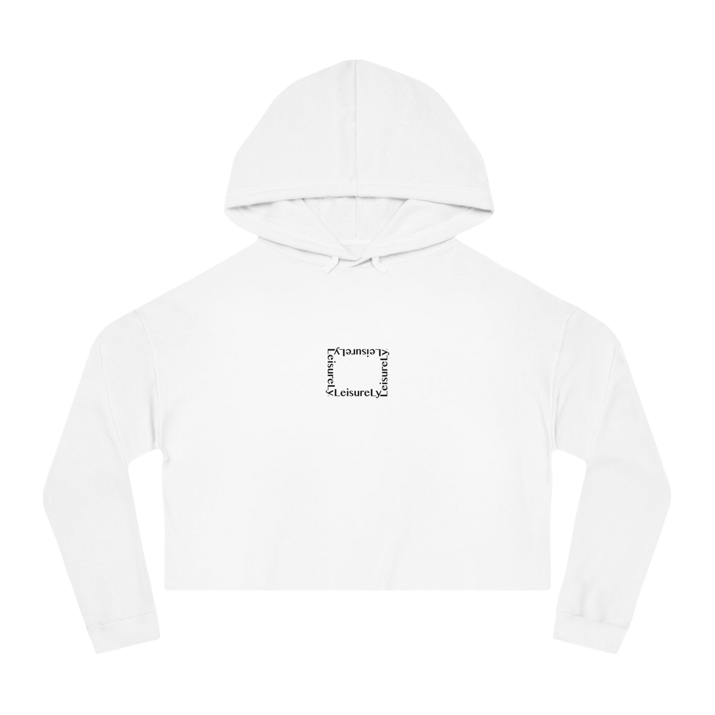 LSRLY Text Cropped Sweatshirt Leisurewear