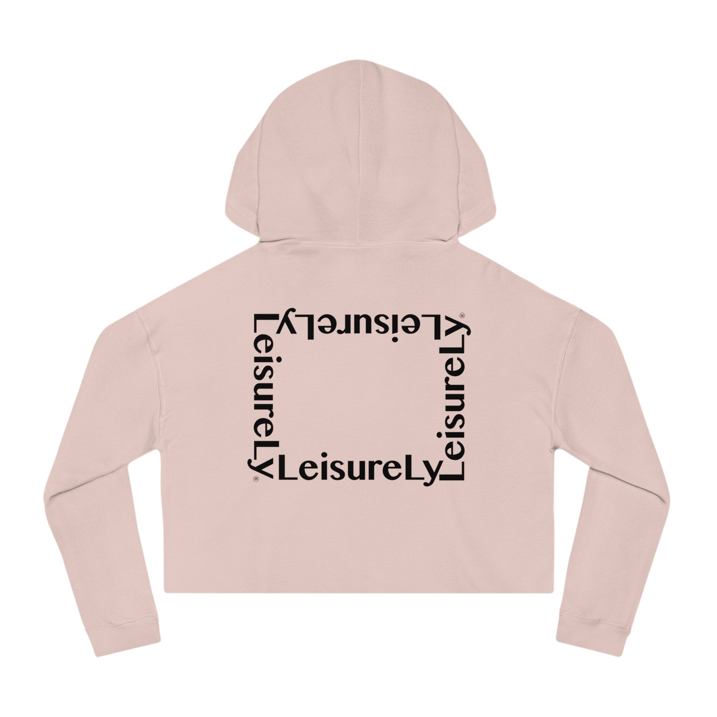LSRLY Text Cropped Sweatshirt Leisurewear