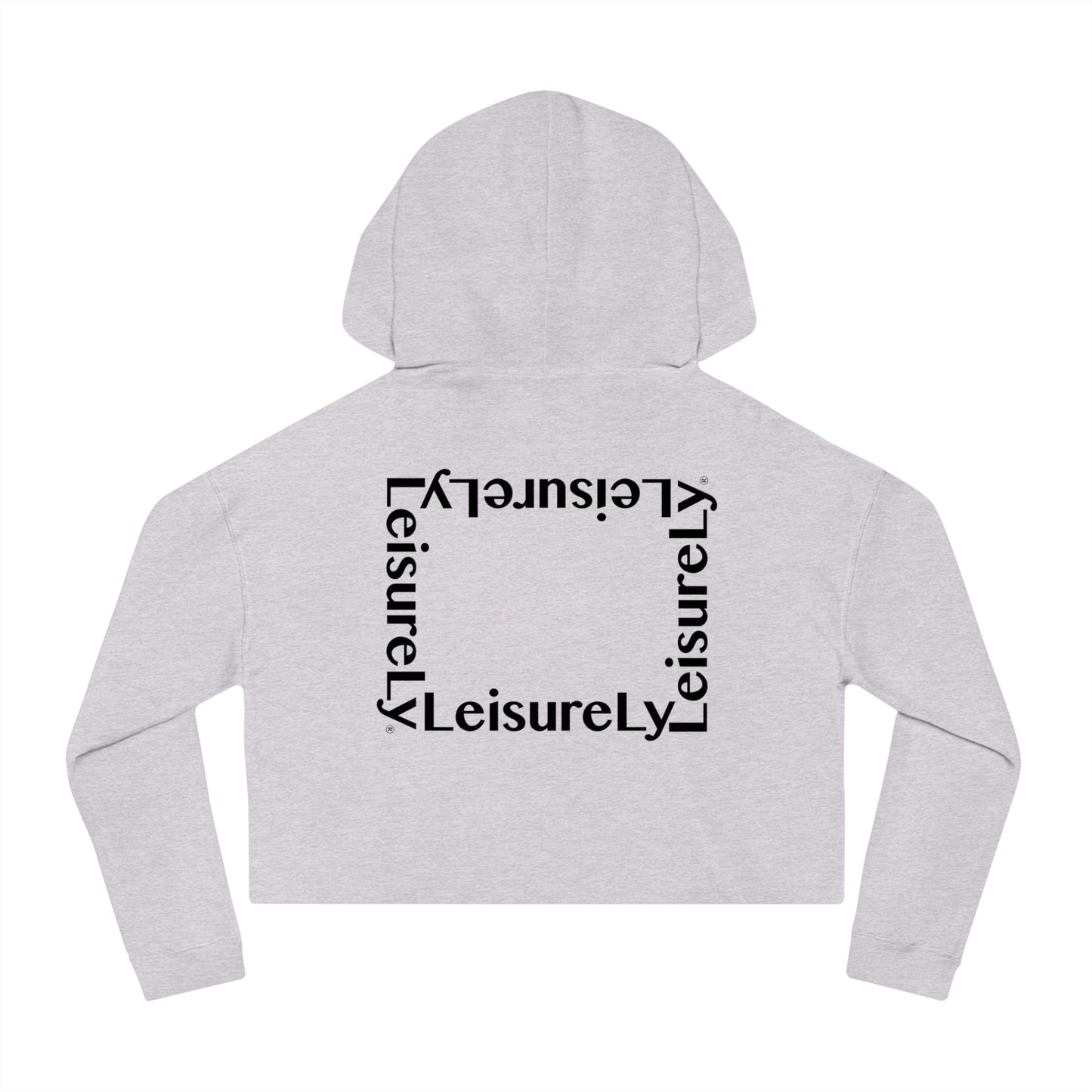 LSRLY Text Cropped Sweatshirt Leisurewear