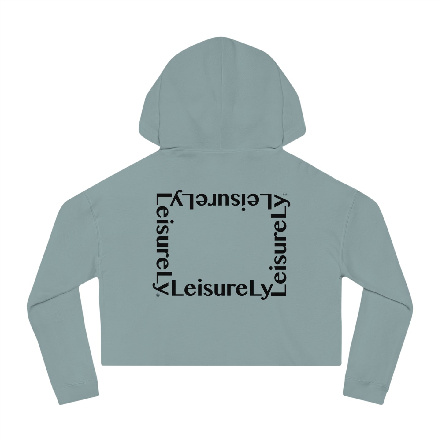 LSRLY Text Cropped Sweatshirt Leisurewear